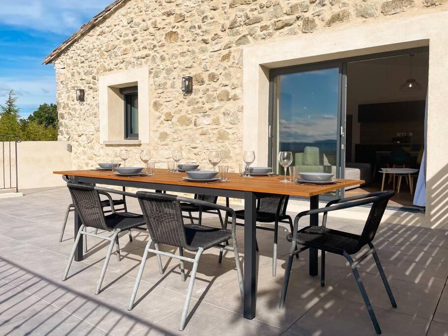 Appartement Dans Un Mas Provencal Allan Kültér fotó